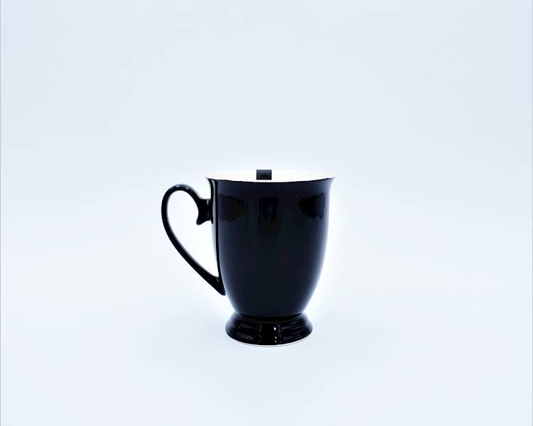 Kubek porcelanowy Diana 300 ml czarny AMBITION 72704
