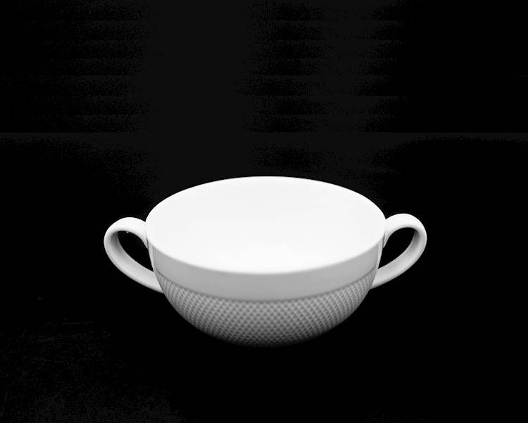Bulionówka porcelanowa FLORINA CORTINA BIAŁA 330 ml