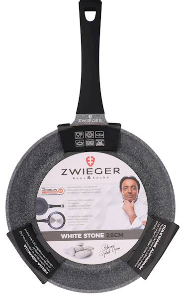 Patelnia Zwieger White Stone 28 cm Indukcja