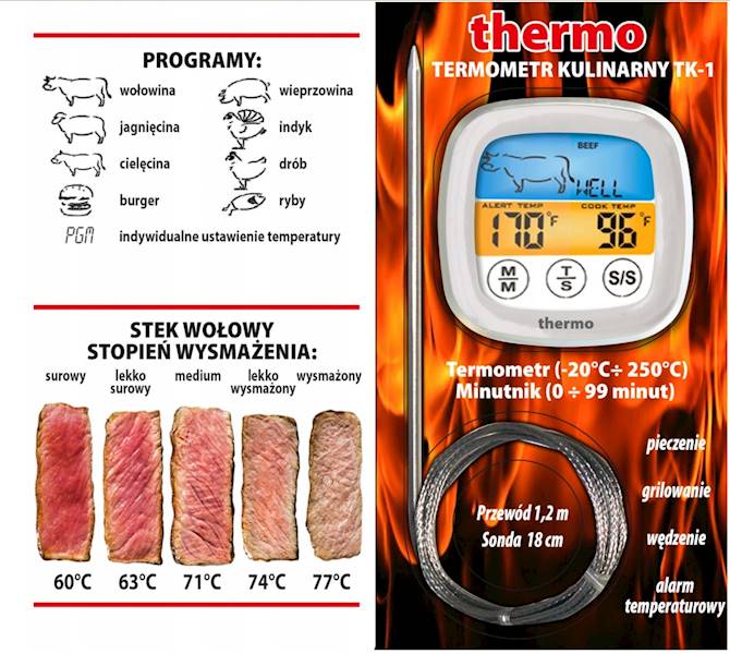 Termometr kulinarny THERMO TK-1