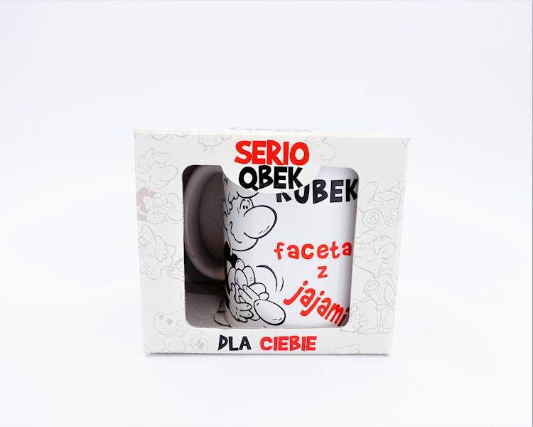 Kubek 300 ml Kubek faceta z jajami