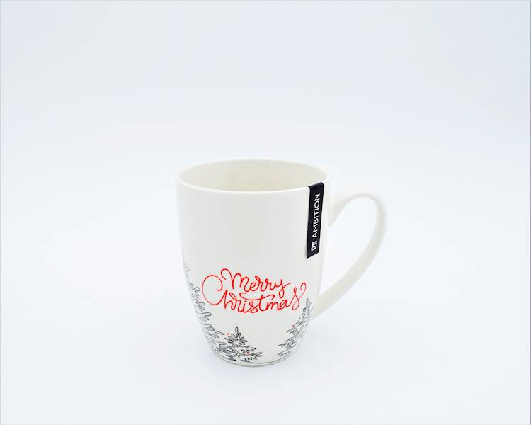 Kubek porcelanowy LINE ART 370ml CHOINKA AMBITION 50998