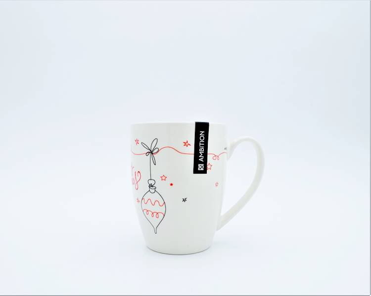 Kubek porcelanowy LINE ART 370ml BOMBKA AMBITION 50997