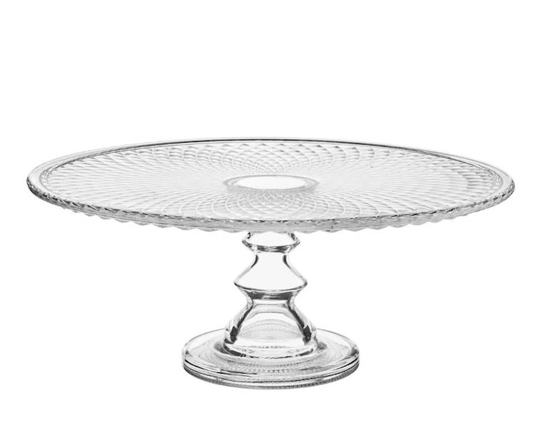 Patera na nodze 36 cm KRYSZTAŁ Domotti