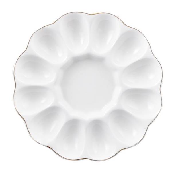 Talerz porcelanowy do jaj Florina Classic