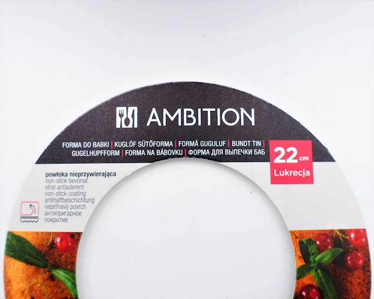 Forma na babkę Lukrecja 22 cm AMBITION