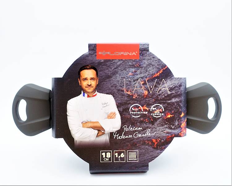Garnek LAVA STONE 1,6 L  18 cm FLORINA