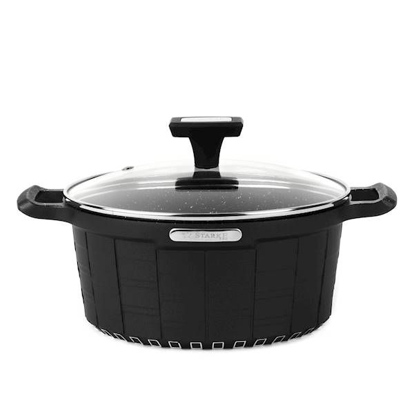 Garnek aluminiowy STARKE PRO Crows Marble 2,4 L