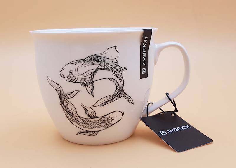 Kubek porcelanowy 550ml ZODIAC Ryby AMBITION 67286