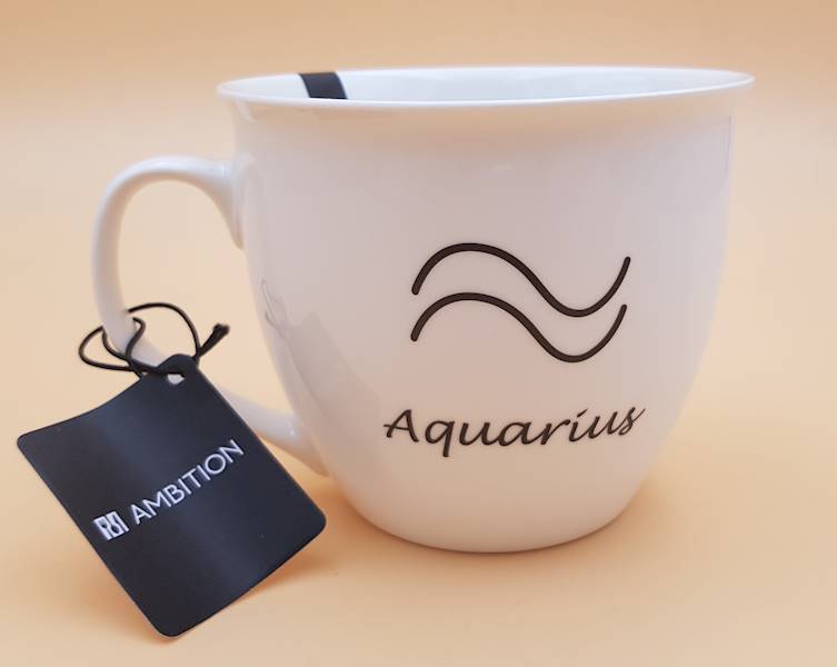Kubek porcelanowy 550ml ZODIAC Wodnik AMBITION 67291