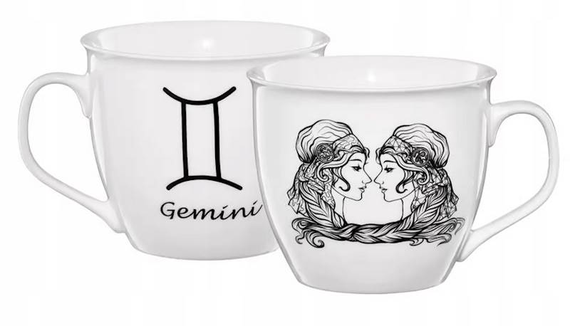 Kubek porcelanowy 550ml ZODIAC Bliźnięta AMBITION 67285