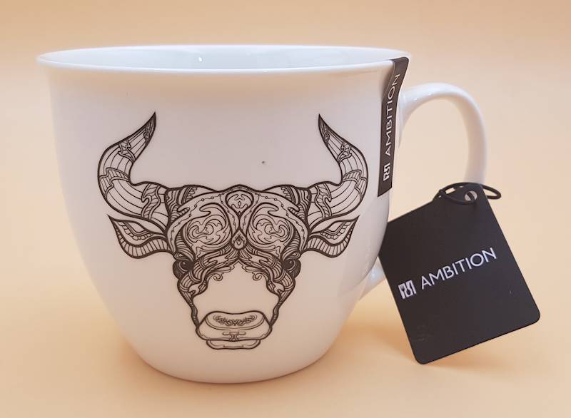 Kubek porcelanowy 550ml ZODIAC Byk AMBITION 67290