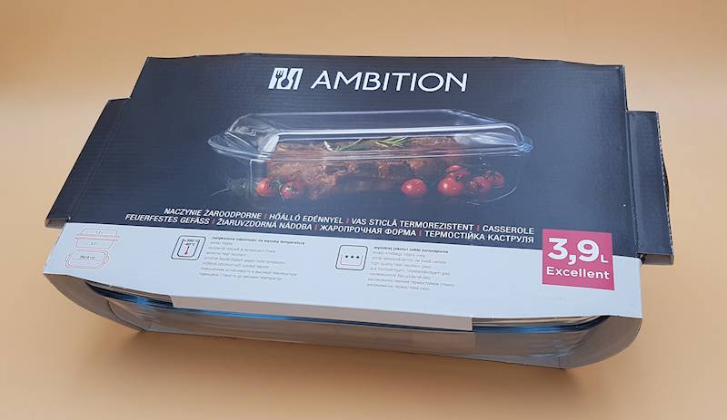 Naczynie żaroodporne EXCELLENT 3,9-L  AMBITION 74823
