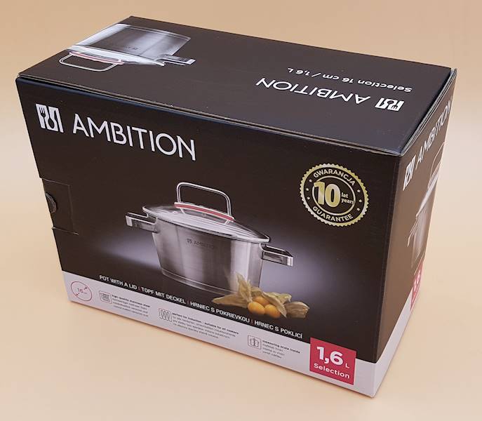 Garnek stalowy SELECTION 16cm AMBITION 60845