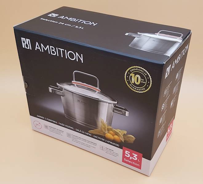 Garnek stalowy SELECTION 24cm AMBITION 60847