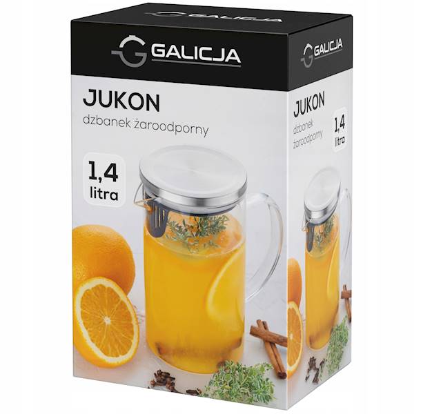 Dzbanek szklany żaroodporny JUKON 1,4-L  GALICJA 07393