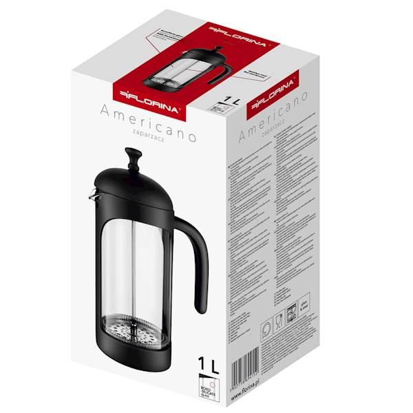 Zaparzacz tłokowy Frenchpress AMERICANO 1,0-L  FLORINA