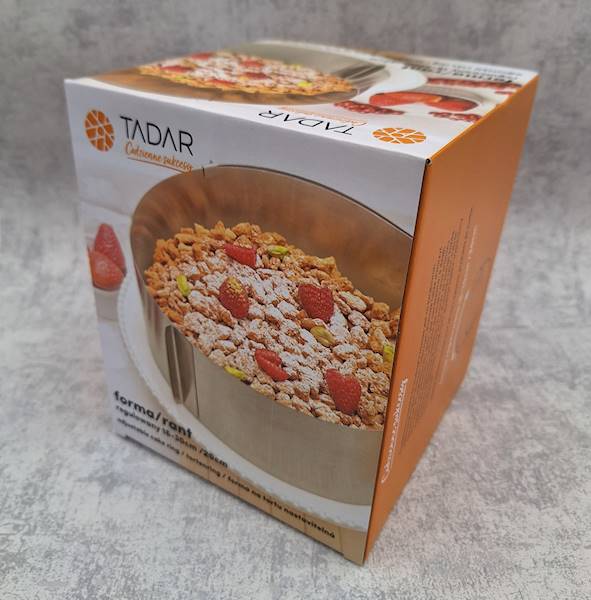 Opaska / Rant do ciast regulowany h-20cm TADAR
