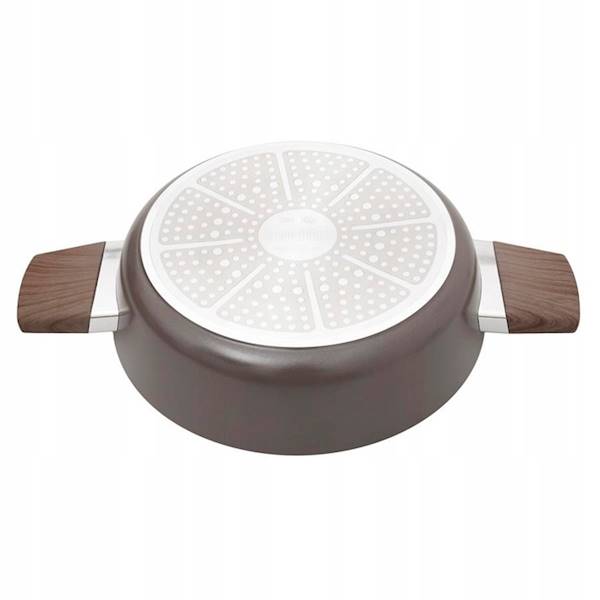 Rondel/ patelnia głęboka CHAMPION 24cm z pokrywą HomeDelux HD12470