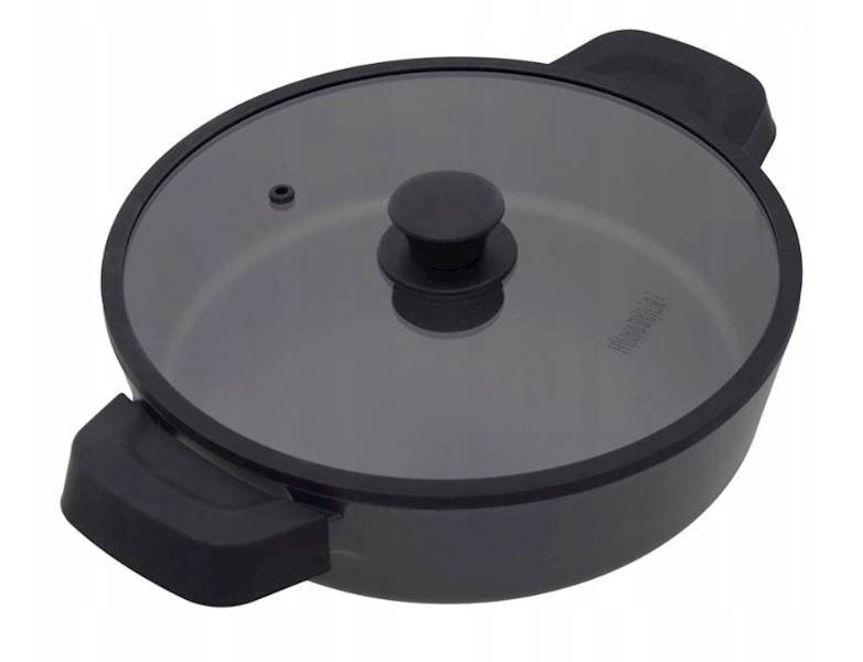 Garnek niski HOBART 28cm z pokrywą  HomeDelux HD12464