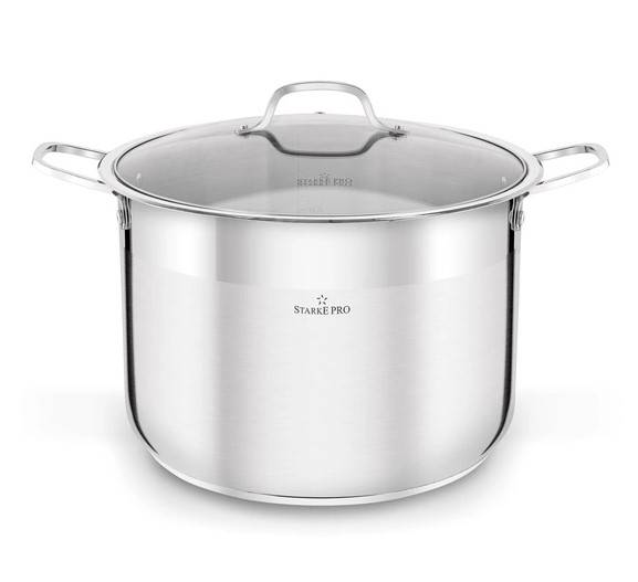 Garnek wysoki nierdzewny Starke Pro Aveiro 26 cm, 10 L – idealny do kuchni domowej i gastronomicznej