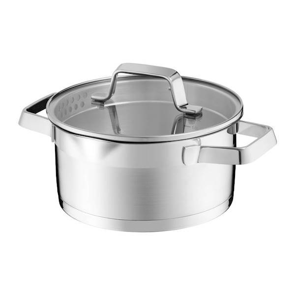 Garnek z pokrywką do odcedzania Kitchen Pro 18 cm marki AMBITION 94514