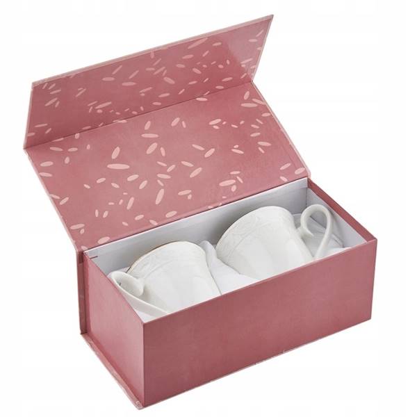 Komplet 2 filiżanek/kubków Sima Florina 350 ml – elegancka porcelana New Bone China