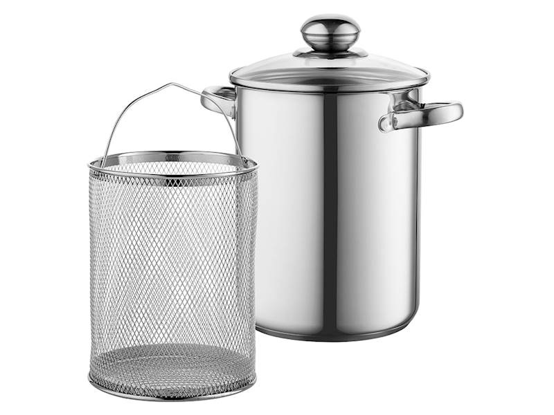 Garnek do szparagów / makaronu FLORINA ALTO 4,2 l – stal nierdzewna, na indukcję