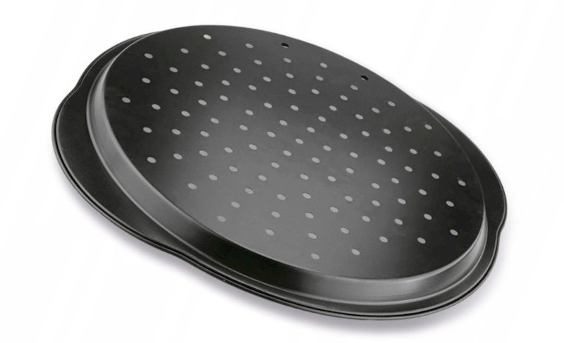 Forma do pizzy z dziurkami Konighoffer 30 cm – chrupiąca pizza jak z włoskiej pizzerii