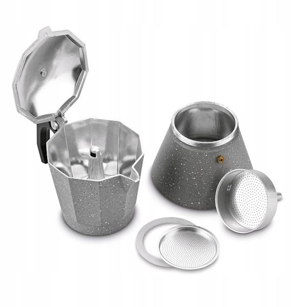 Kawiarka Marble Grey Stone KonigHoffer 720 ml – Smak Prawdziwej Kawy w Twoim Domu