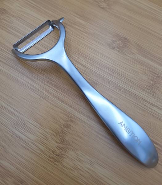Obierak Silky Ambition 17 cm – stal nierdzewna, srebrny, ergonomiczny