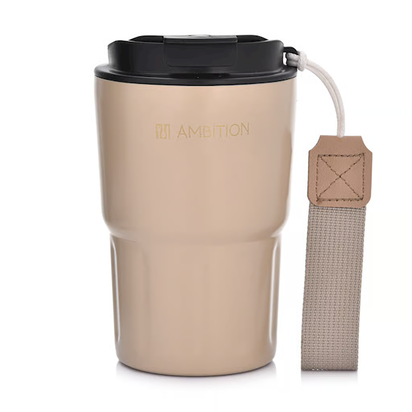 Kubek termiczny Ambition Fern 350 ml cappuccino | Styl i funkcjonalność