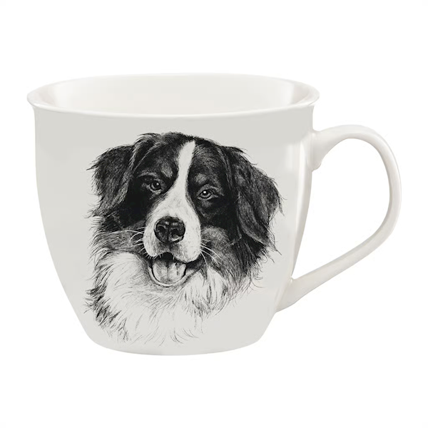 Kubek porcelanowy Border Collie Wild 550 ml – Ambition | Stylowy kubek z motywem psa