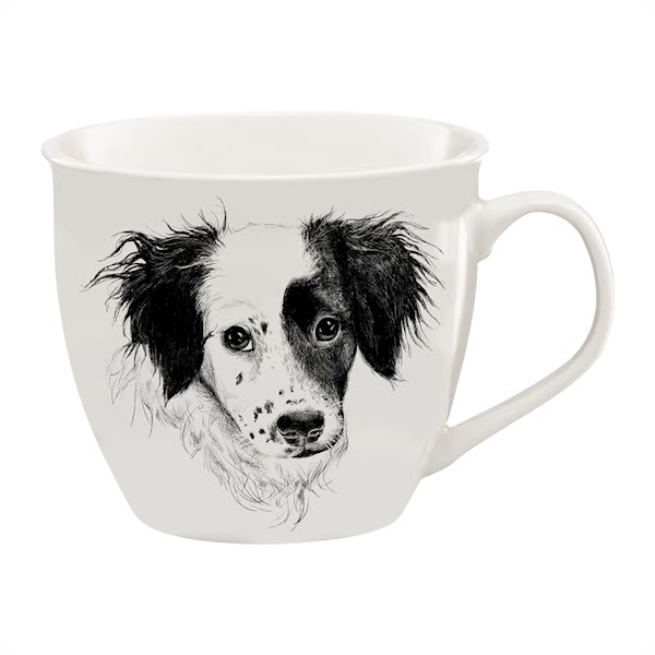 Kubek porcelanowy Koolie Wild 550 ml – Ambition | Stylowy kubek z motywem psa