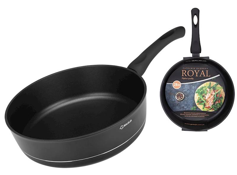 Patelnia GALICJA Royal 28 cm – Twoja Królowa Kuchni, głęboka i niezawodna