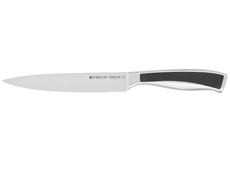 Nóż uniwersalny Ambition Premium 13 cm – poręczny nóż kuchenny ze stali nierdzewnej