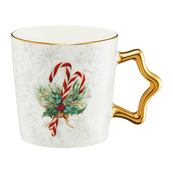 Kubek świąteczny porcelanowy Ambition Star 390 ml LUKRECJA – idealny prezent świąteczny kubek z motywem lukrecjowych lasek