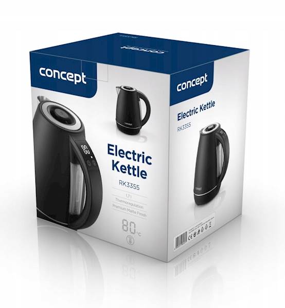 Czajnik elektryczny z regulacją temperatury 1,7 l Concept RK3355 – elegancja, precyzja i funkcjonalność w Twojej kuchni