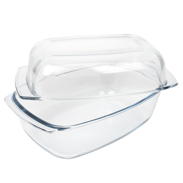 Duże naczynie żaroodporne Termisil 7 l z pokrywą – idealne do pieczenia i zapiekanek