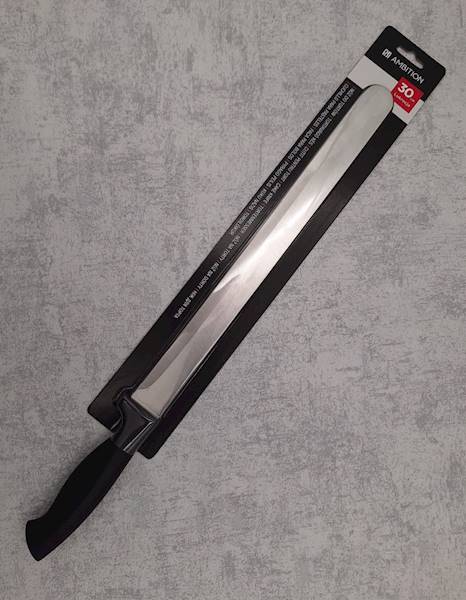 Nóż cukierniczy 30 cm Ambition Lukrecja – nóż do tortów i ciast z podziałką