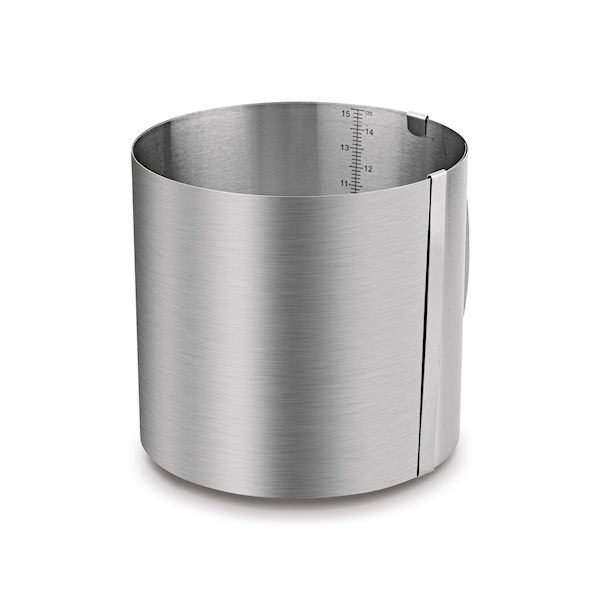 Obręcz do tortu regulowana 16-30 cm Tadar | Wys. 15 cm