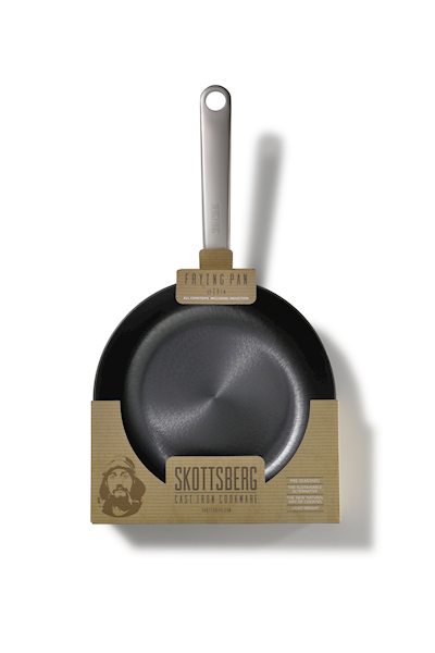 SKOTTSBERG Patelnia Żeliwna 28 cm CAST IRON K2 | Do Indukcji i Piekarnika