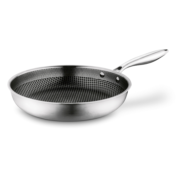 Patelnia STARKE PRO Linesta Steel 28 cm – stal nierdzewna
