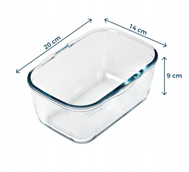 Naczynie żaroodporne Pyrex 1,5 l z odczepianymi uchwytami | Air Fryer
