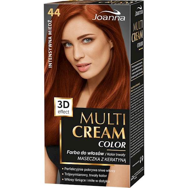 JOANNA MULTI CREAM EFEKT 3D 44 INTENSYWNA MIEDŻ