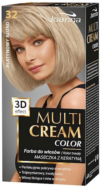 JOANNA MULTI CREAM EFEKT 3D 32 PLATYNOWY BLOND