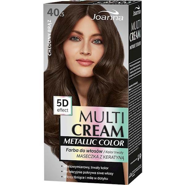 JOANNA MULTI CREAM 5D EFEKT 40.5 CHŁODY BRĄZ