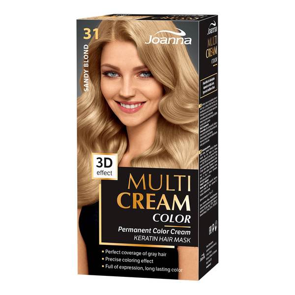 JOANNA MULTI CREAM EFEKT 3D 31 PIASKOWY BLOND