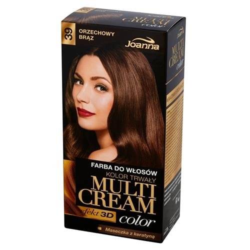 JOANNA MULTICREAM EFEKT 3D 39 ORZECHOWY BRĄZ