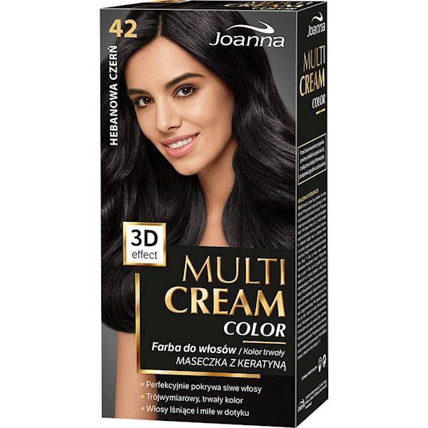 JOANNA MULTI CREAM EFECT 3D NR 42 HEBANOWA CZERŃ